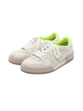 Fendi Sneakers Match Canvas Beige Green
